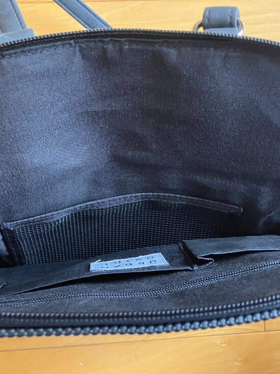 Urban oxide black rubber textured backpack
